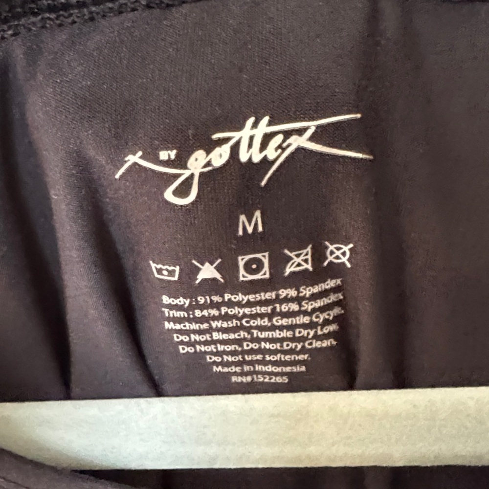 Gottex Black Layered-Look Long Sleeve Top - Picture 2 of 5